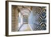 Walls Covered in Beautuful Azelejo Tiles on Display at the National Azulejo Museum in Lisbon-Alex Treadway-Framed Photographic Print