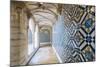 Walls Covered in Beautuful Azelejo Tiles on Display at the National Azulejo Museum in Lisbon-Alex Treadway-Mounted Photographic Print