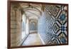 Walls Covered in Beautuful Azelejo Tiles on Display at the National Azulejo Museum in Lisbon-Alex Treadway-Framed Photographic Print