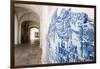 Walls Covered in Beautuful Azelejo Tiles on Display at the National Azulejo Museum in Lisbon-Alex Treadway-Framed Premium Photographic Print