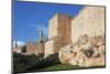 Walls of Ancient Jerusalem. Serene Autumn Day, a Sunset-kavram-Mounted Photographic Print