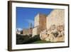 Walls of Ancient Jerusalem. Serene Autumn Day, a Sunset-kavram-Framed Photographic Print