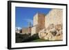 Walls of Ancient Jerusalem. Serene Autumn Day, a Sunset-kavram-Framed Photographic Print