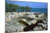 Walls of houses in the Punic town at Kerkovane, 5th century-Unknown-Mounted Photographic Print