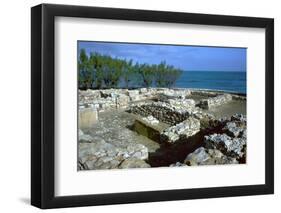 Walls of houses in the Punic town at Kerkovane, 5th century-Unknown-Framed Photographic Print