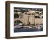 Walls of Old Town from Harbour, Rhodes, Dodecanese Islands, Greece-Ken Gillham-Framed Photographic Print