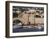 Walls of Old Town from Harbour, Rhodes, Dodecanese Islands, Greece-Ken Gillham-Framed Photographic Print