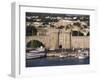 Walls of Old Town from Harbour, Rhodes, Dodecanese Islands, Greece-Ken Gillham-Framed Photographic Print