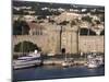 Walls of Old Town from Harbour, Rhodes, Dodecanese Islands, Greece-Ken Gillham-Mounted Photographic Print