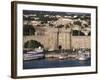 Walls of Old Town from Harbour, Rhodes, Dodecanese Islands, Greece-Ken Gillham-Framed Photographic Print