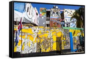 Walls Painted with Afro-Caribbean Art-Lee Frost-Framed Stretched Canvas