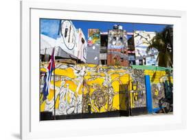 Walls Painted with Afro-Caribbean Art-Lee Frost-Framed Photographic Print