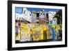 Walls Painted with Afro-Caribbean Art-Lee Frost-Framed Photographic Print