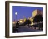 Walls Promenade and Tower of David at Dusk, Jerusalem, Israel, Middle East-Simanor Eitan-Framed Photographic Print