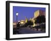 Walls Promenade and Tower of David at Dusk, Jerusalem, Israel, Middle East-Simanor Eitan-Framed Photographic Print