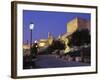 Walls Promenade and Tower of David at Dusk, Jerusalem, Israel, Middle East-Simanor Eitan-Framed Photographic Print