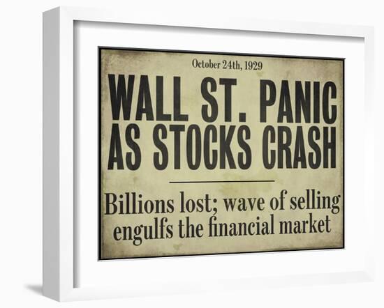 Wallstreet-null-Framed Giclee Print