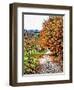 Walnut Avenue In Autumn Umbria-Dorothy Berry-Lound-Framed Giclee Print