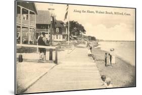Walnut Beach, Milford, Connecticut-null-Mounted Art Print