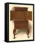 Walnut cabinet, 1906-Shirley Slocombe-Framed Stretched Canvas