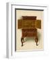 Walnut Cabinet, Property of Edward Dent-Shirley Charles Llewellyn Slocombe-Framed Giclee Print