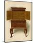 Walnut Cabinet, Property of Edward Dent-Shirley Charles Llewellyn Slocombe-Mounted Giclee Print