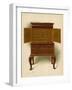 Walnut Cabinet, Property of Edward Dent-Shirley Charles Llewellyn Slocombe-Framed Giclee Print