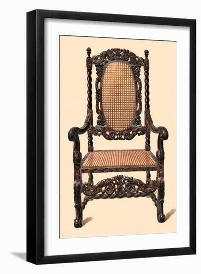 Walnut chair, 1905-Shirley Slocombe-Framed Giclee Print