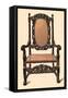 Walnut chair, 1905-Shirley Slocombe-Framed Stretched Canvas