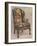 Walnut chair covered with needlework, 1905-Shirley Slocombe-Framed Giclee Print