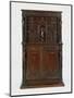 Walnut Genoese Double Cabinet with Bambocci Carvings, Italy-null-Mounted Giclee Print