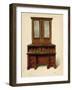 Walnut Inlaid Writing-Cabinet, Property of Alfred a De Pass-Shirley Charles Llewellyn Slocombe-Framed Giclee Print