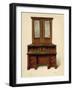 Walnut Inlaid Writing-Cabinet, Property of Alfred a De Pass-Shirley Charles Llewellyn Slocombe-Framed Giclee Print