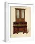 Walnut Inlaid Writing-Cabinet, Property of Alfred a De Pass-Shirley Charles Llewellyn Slocombe-Framed Giclee Print