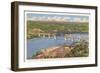 Walnut Street Bridge, Chattanooga, Tennessee-null-Framed Art Print