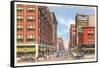 Walnut Street, Des Moines, Iowa-null-Framed Stretched Canvas