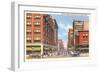 Walnut Street, Des Moines, Iowa-null-Framed Art Print