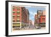 Walnut Street, Des Moines, Iowa-null-Framed Art Print