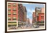 Walnut Street, Des Moines, Iowa-null-Framed Art Print