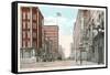 Walnut Street, Des Moines, Iowa-null-Framed Stretched Canvas