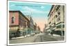 Walnut Street, Muncie-null-Mounted Art Print