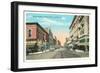 Walnut Street, Muncie-null-Framed Art Print