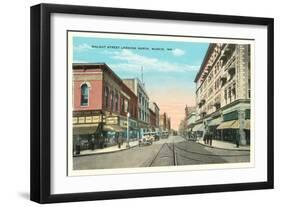 Walnut Street, Muncie-null-Framed Art Print
