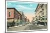 Walnut Street, Muncie-null-Mounted Art Print