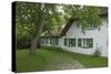 Walnut Tree in the Garden of an Old Thatched House-Uwe Steffens-Stretched Canvas