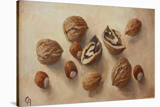 Walnuts and Hazelnuts, 2014-Cristiana Angelini-Stretched Canvas
