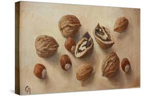 Walnuts and Hazelnuts, 2014-Cristiana Angelini-Stretched Canvas