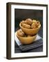 Walnuts in Wooden Bowls-Akiko Ida-Framed Photographic Print