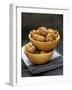 Walnuts in Wooden Bowls-Akiko Ida-Framed Photographic Print