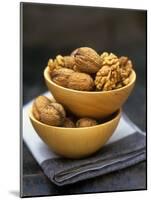 Walnuts in Wooden Bowls-Akiko Ida-Mounted Photographic Print